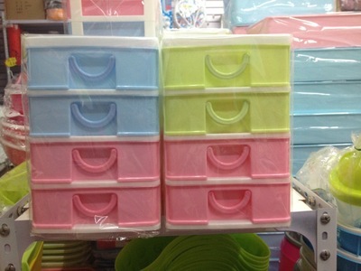 哈爾濱平房區溫馨日用品店 優質四層抽屜柜，打造整潔高效桌面空間